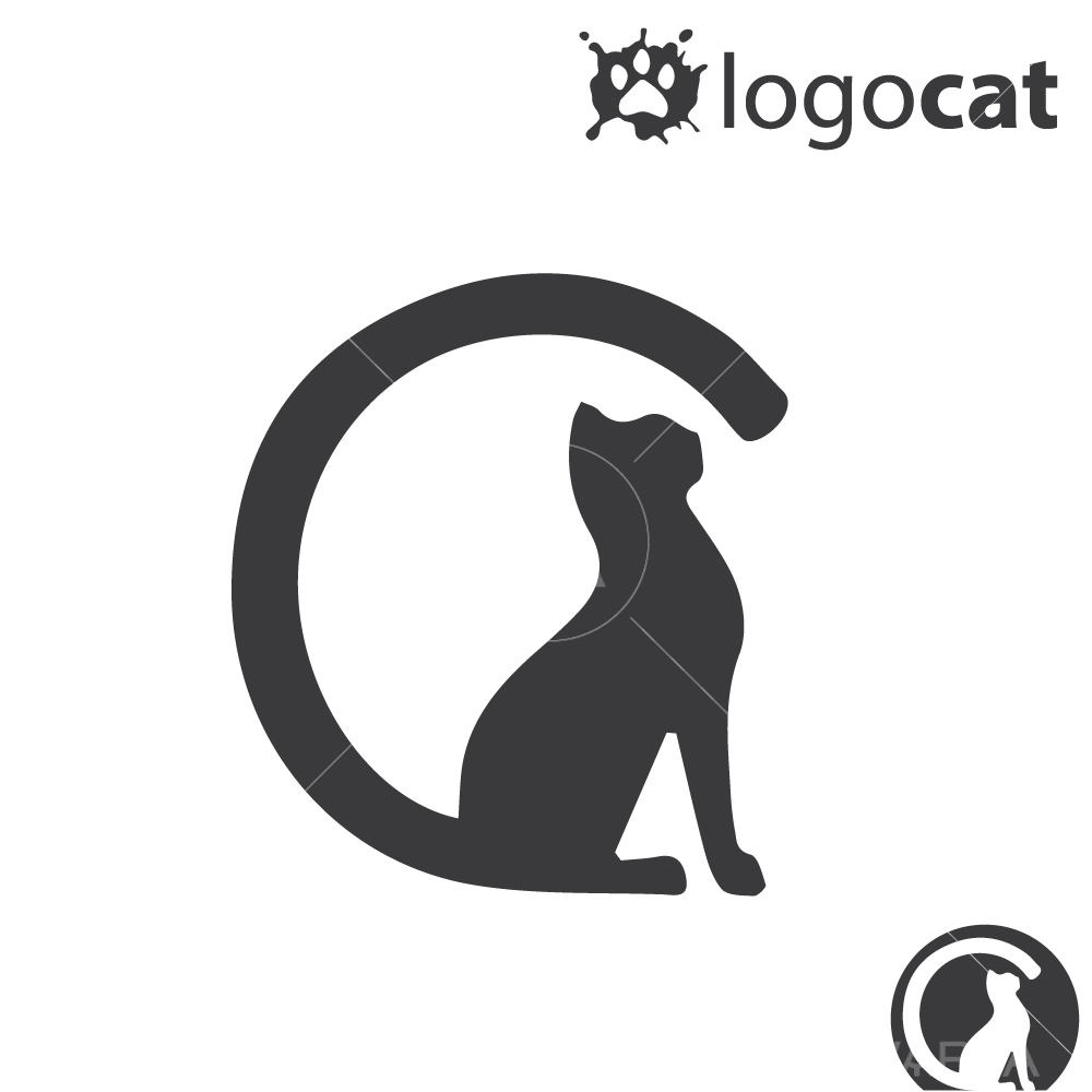 Cat design logo icon and symbols