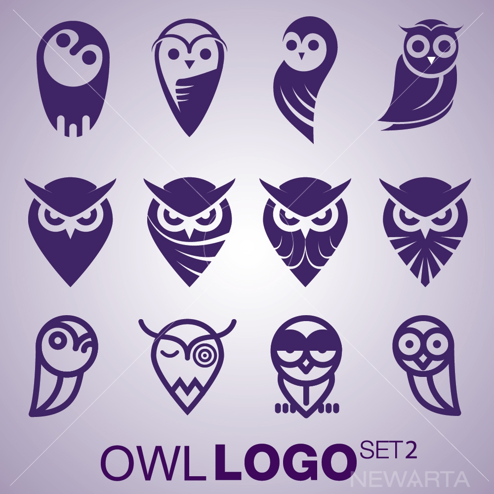 owl logo mark icon brand 
