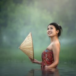 Indonesian beauty in the water free photography
