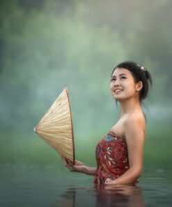 Indonesian beauty in the water free photography