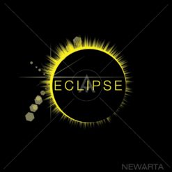 eclipse logo icon vector