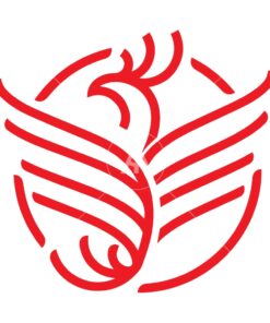 phoenix logo icon design graphic vector